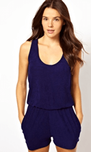 ASOS Towelling Beach Playsuit