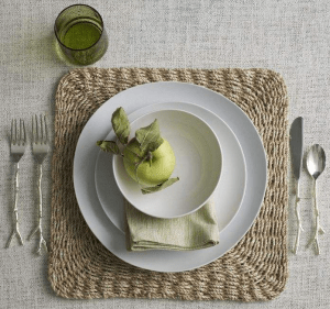 Abaca Chunky Square Placemat Set